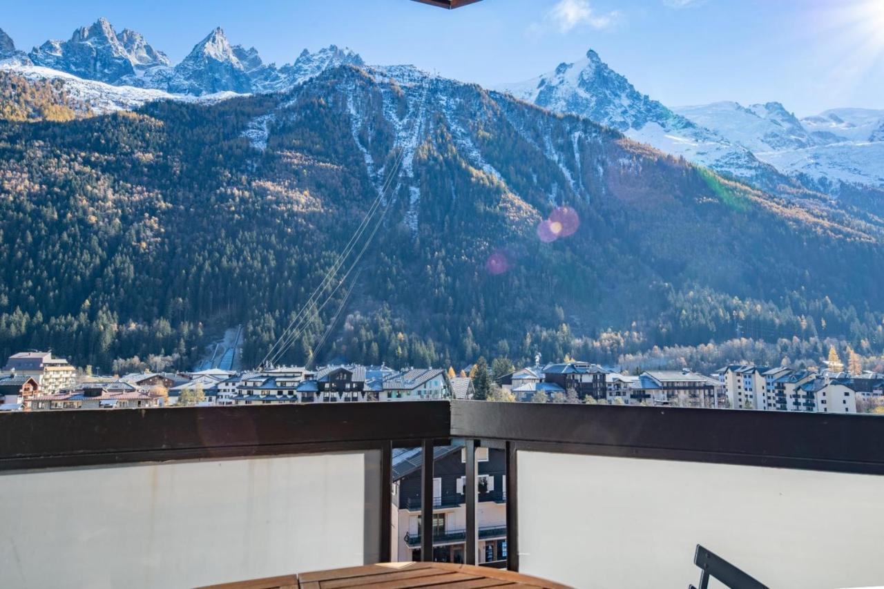 Charming Studio With Balcony And View In Chamonix Eksteriør billede