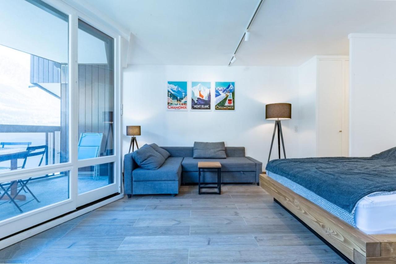 Charming Studio With Balcony And View In Chamonix Eksteriør billede